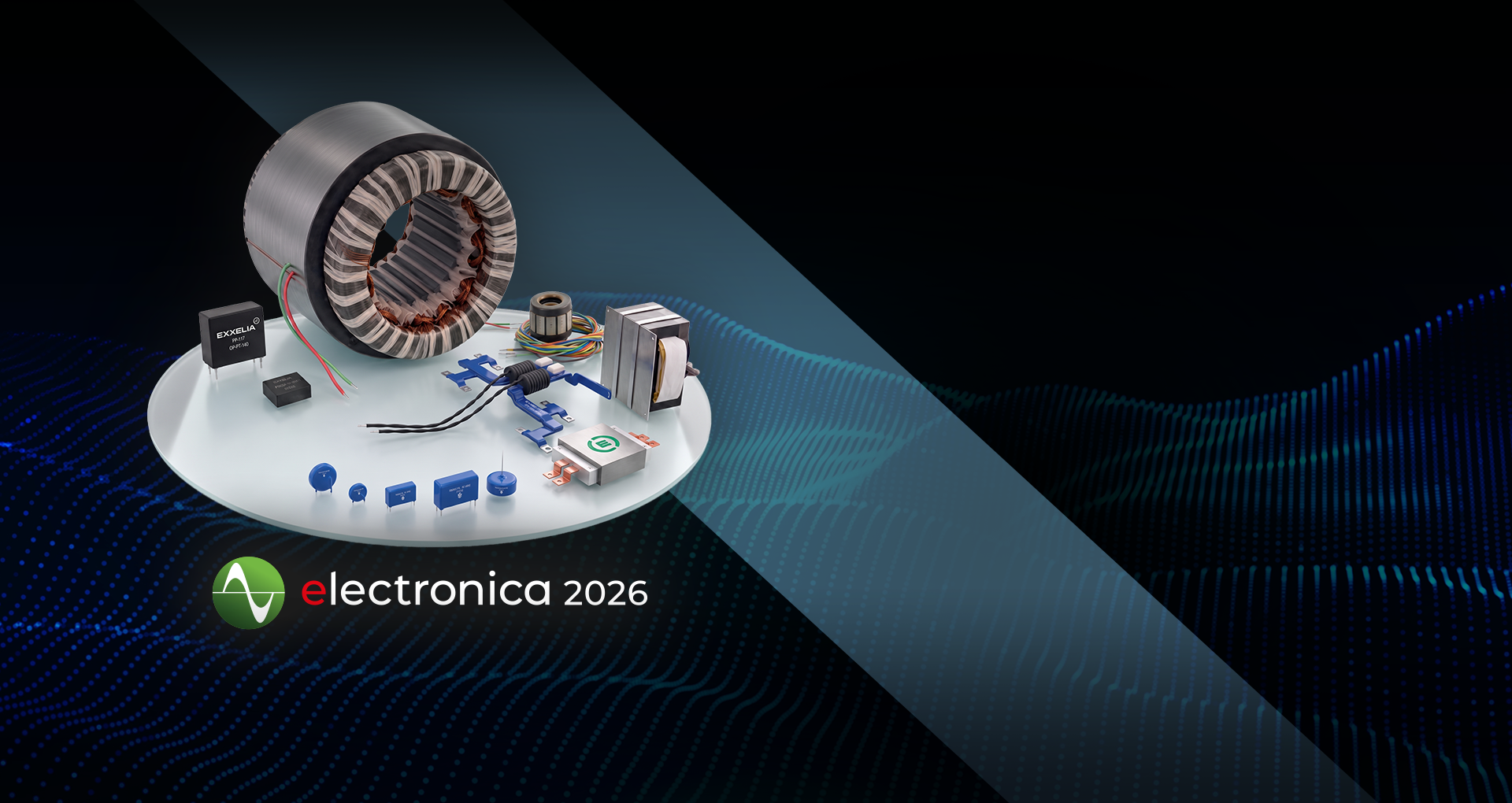 Retrouvez-nous à Electronica 2026 : découvrez nos condensateurs de pointe, nos composants magnétiques intégrés, nos busbars et nos stators.